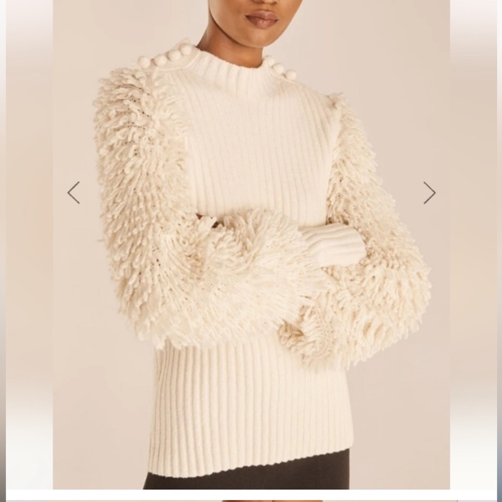 Rebecca Taylor wool blend turtleneck sweater
